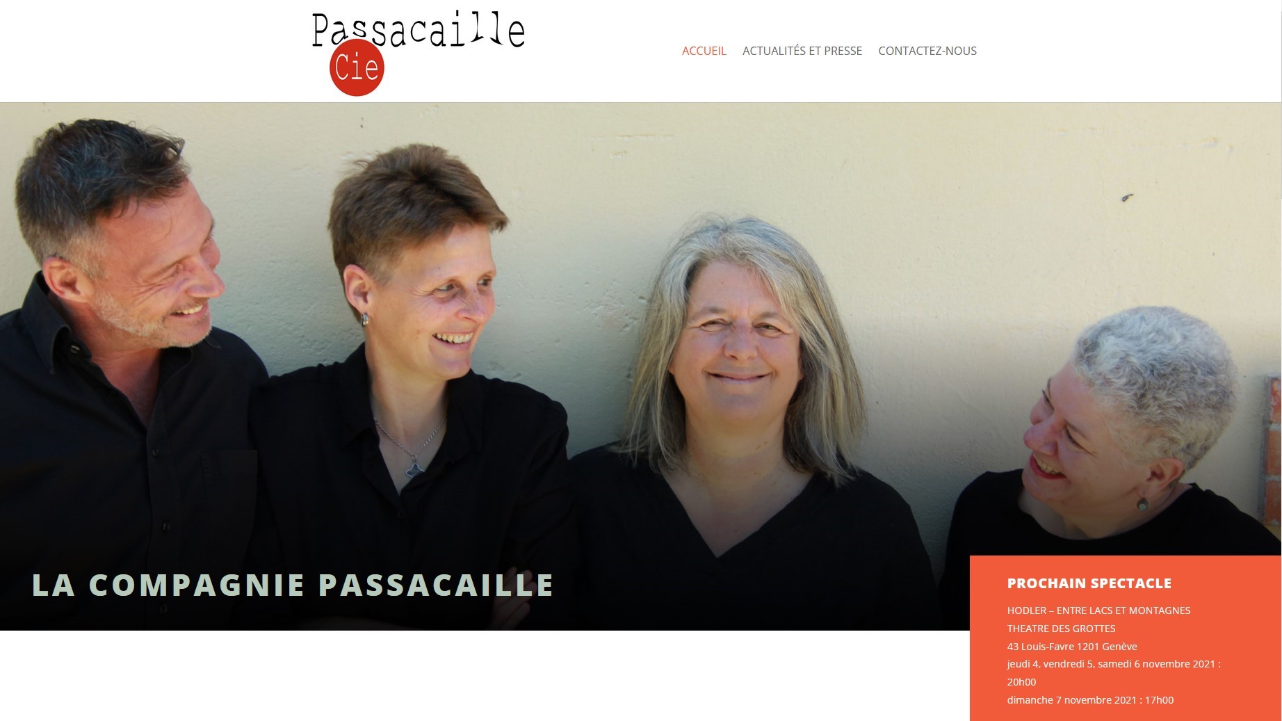 Cie Passacaille homepage Cie Passacaille homepage