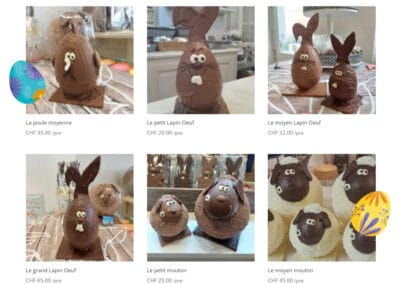 Concours interactif sur le site d&rsquo;un commerçant pour Pâques