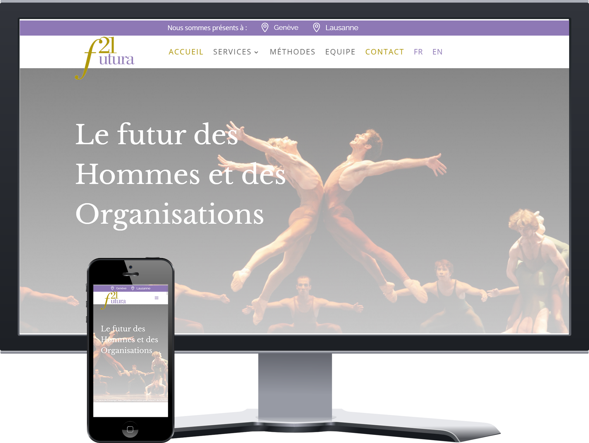 futura21_Realisation Capture d'écran du site Internet Futura21