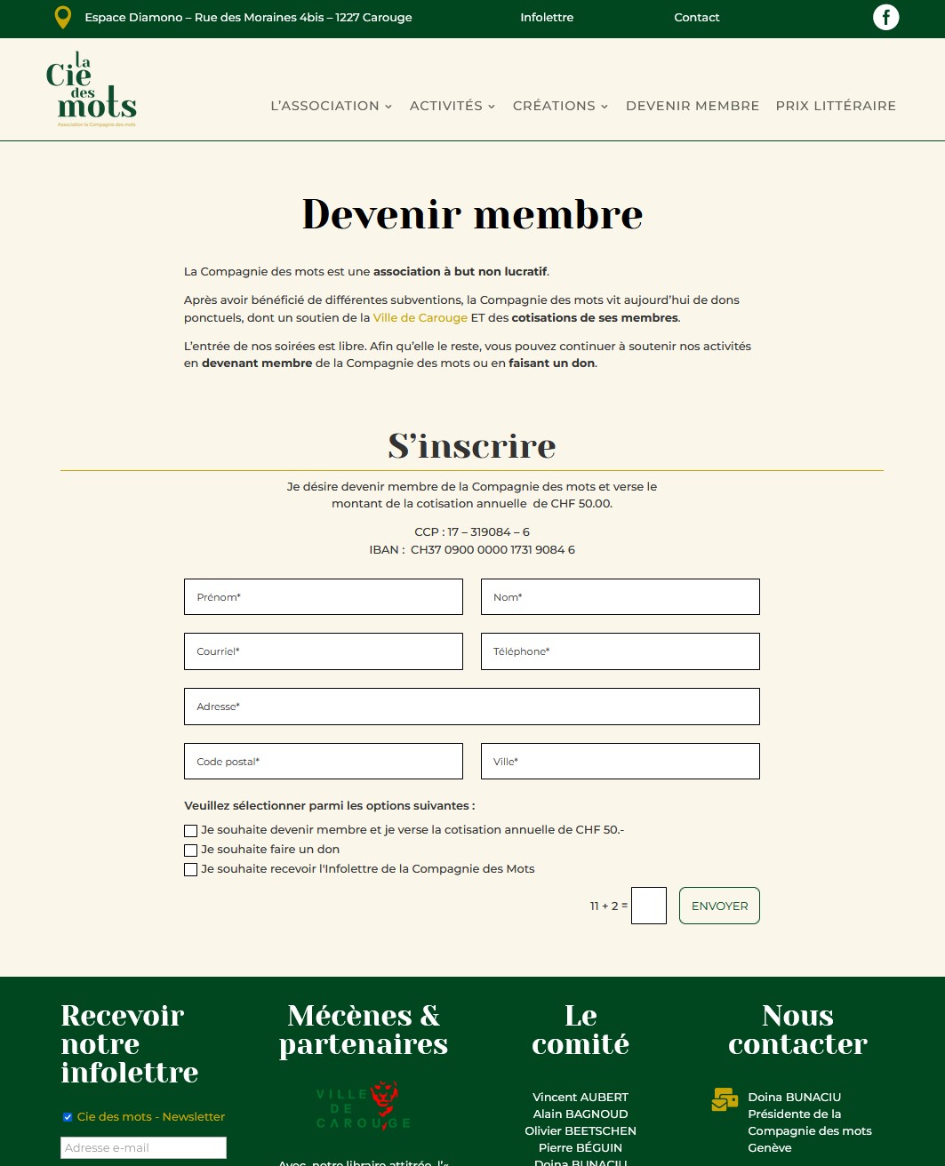 cdm page devenir membre cdm page devenir membre