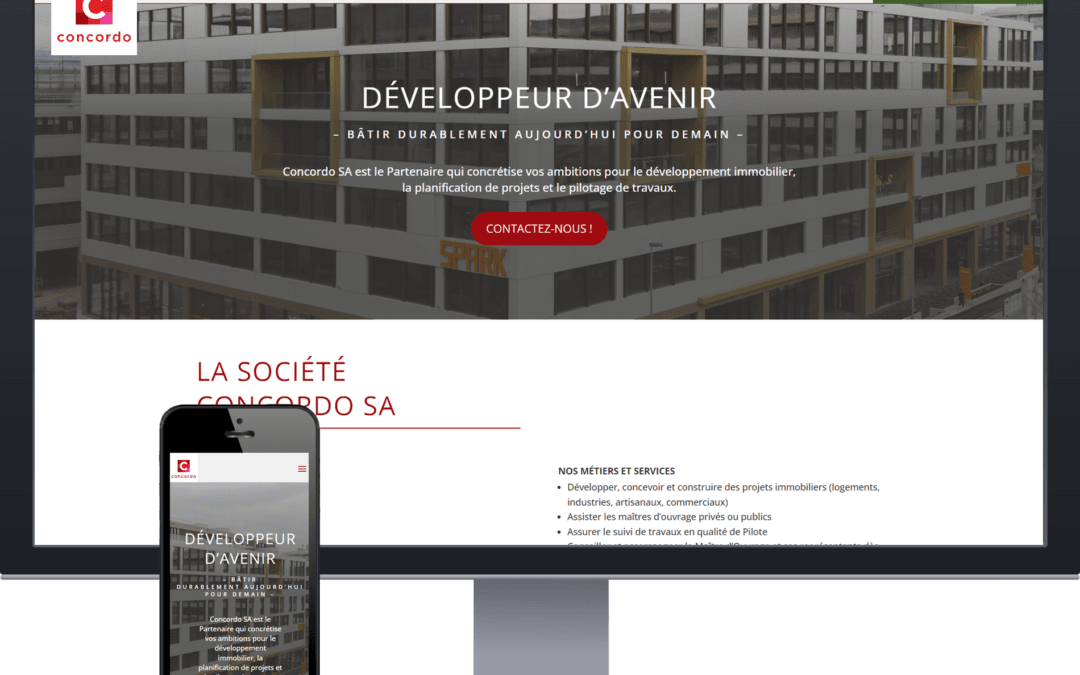 Refonte du site Concordo