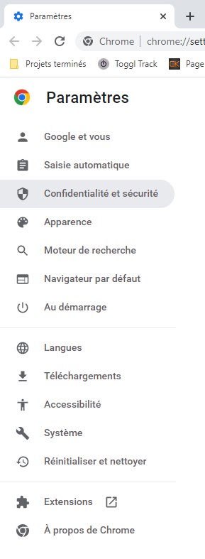 section confid. Ch